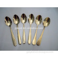 gold plated spoon
